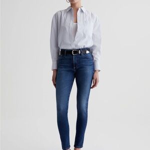 AG Adriano Goldschmied The Farrah high rise skinny jeans 27R EUC